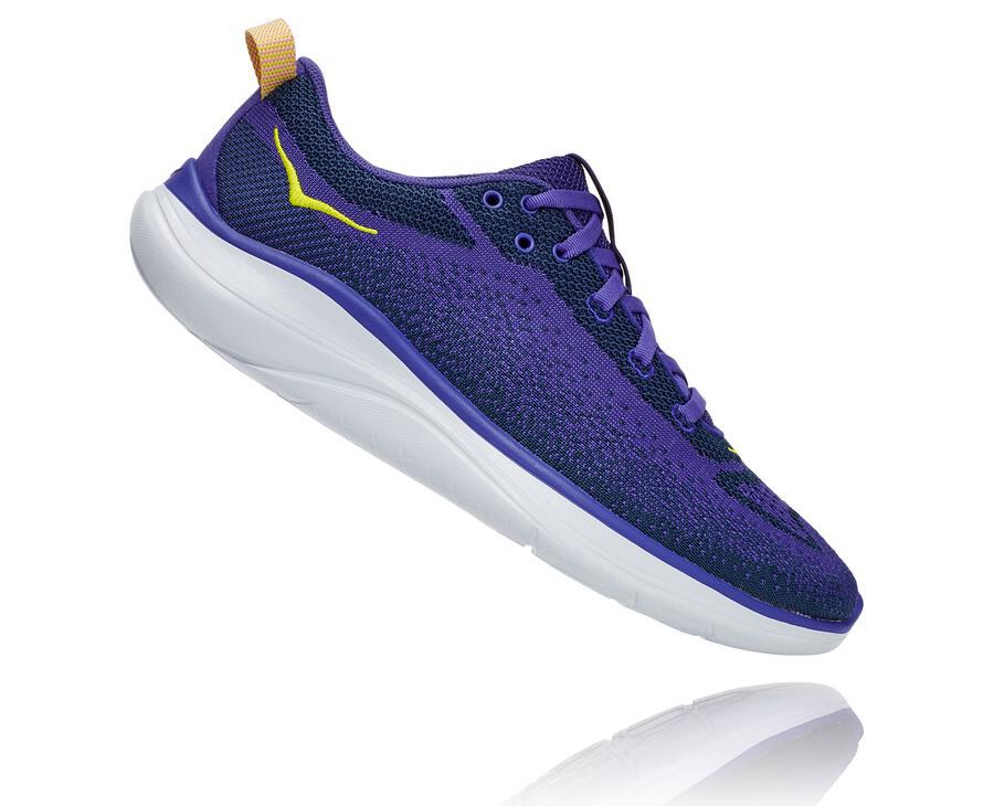 Tenis Hoka One One Mujer Azules/Blancos - Hupana Flow - KQYM92340